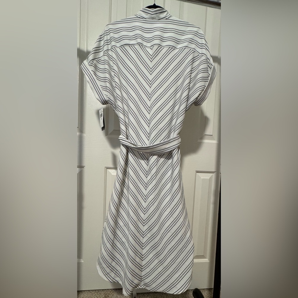 🔥 NWT Lauren Ralph Lauren stripped shirt dress size 14 - Picture 7 of 11